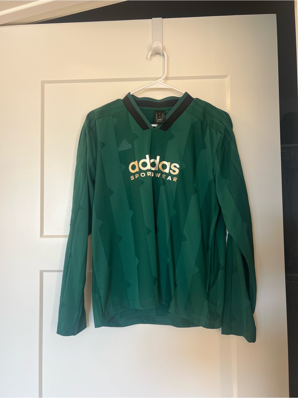 Adidas Sportswear Green Long Sleeve Jersey